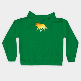 Little Graphic Fox Kids Hoodie